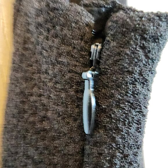 DKNYC Dress Size 6 Black Gold Beaded One Shoulder Cocktail Party Mini Excellent - Picture 9 of 10